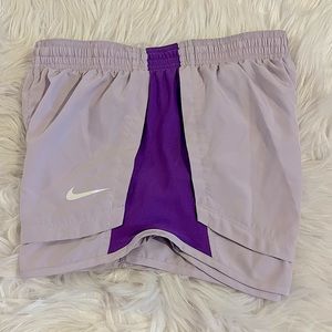 NIKE Purple Running Shorts